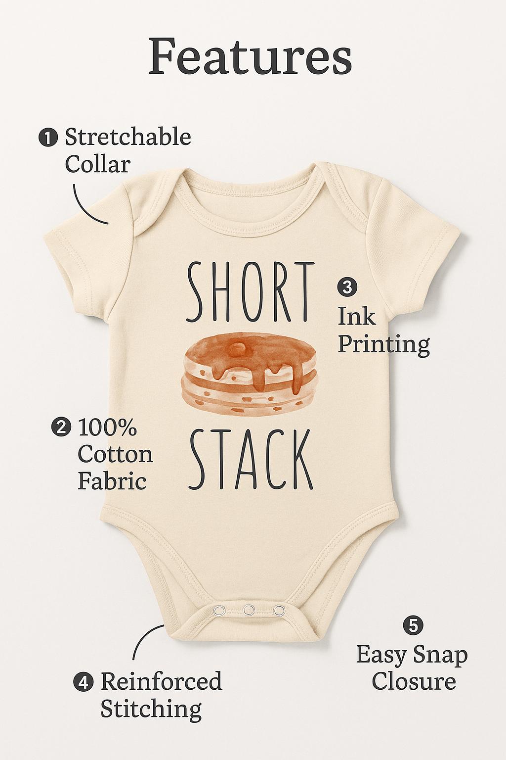 Latte Coffee Newborn Baby Onesie® Bodysuit GS1